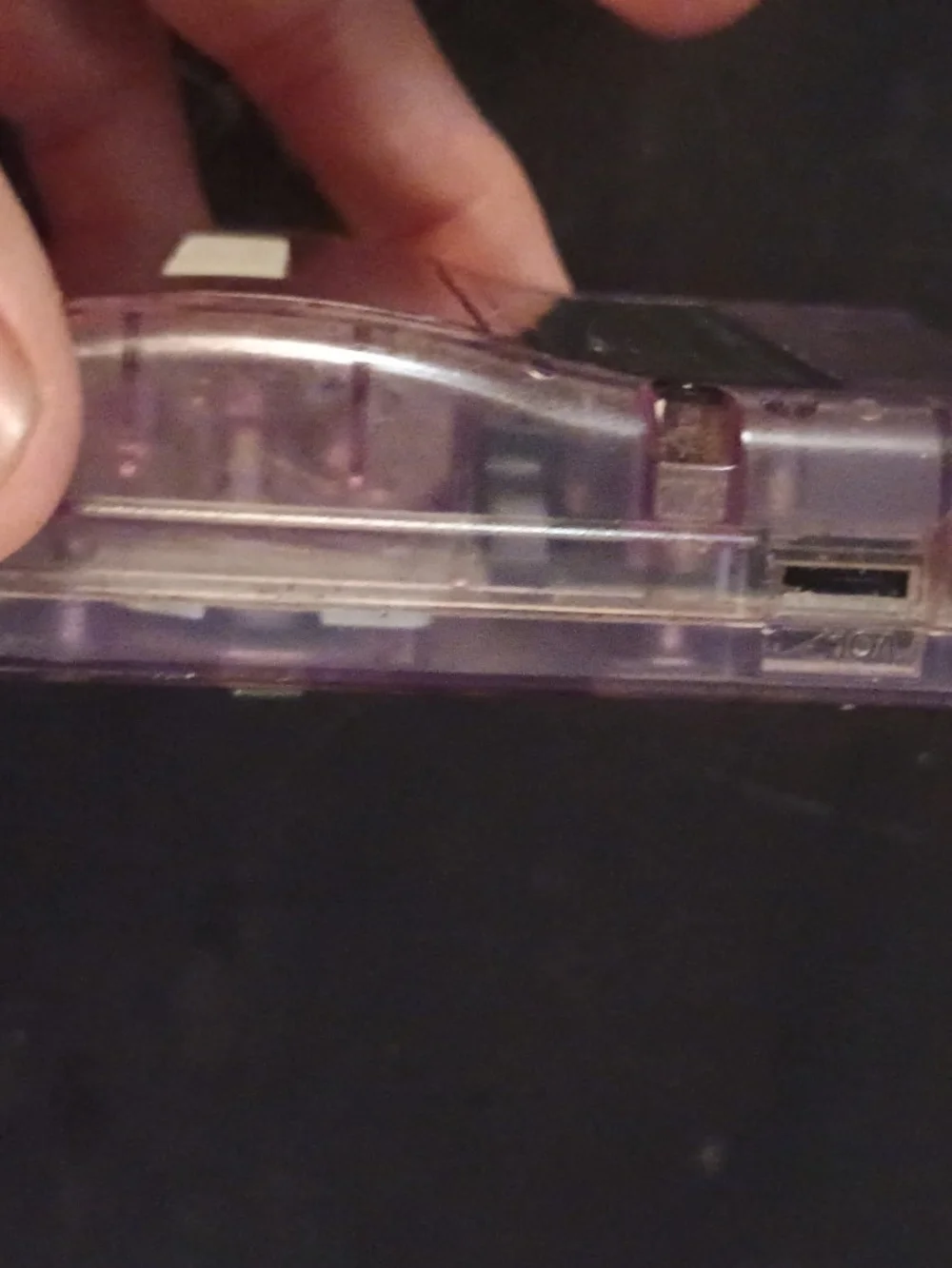 Nintendo Game Boy Color - Transparent Purple Shell
